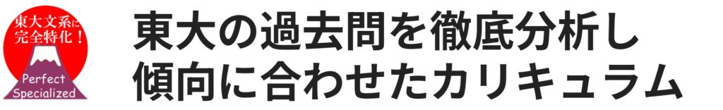 東大の過去問を徹底分析し